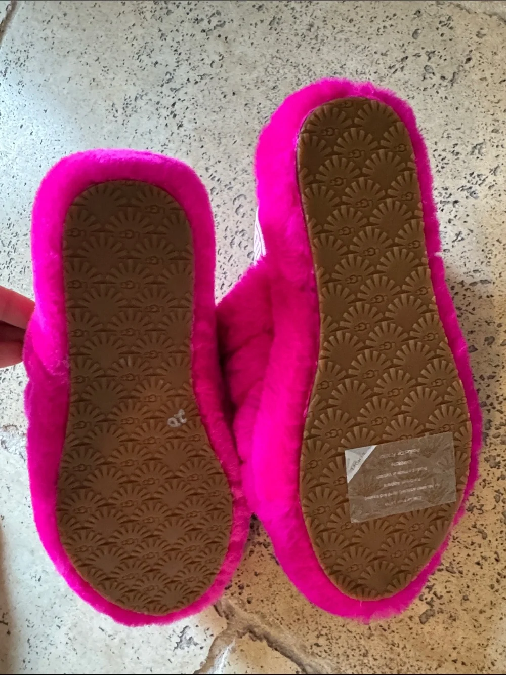 UGG plush shearling